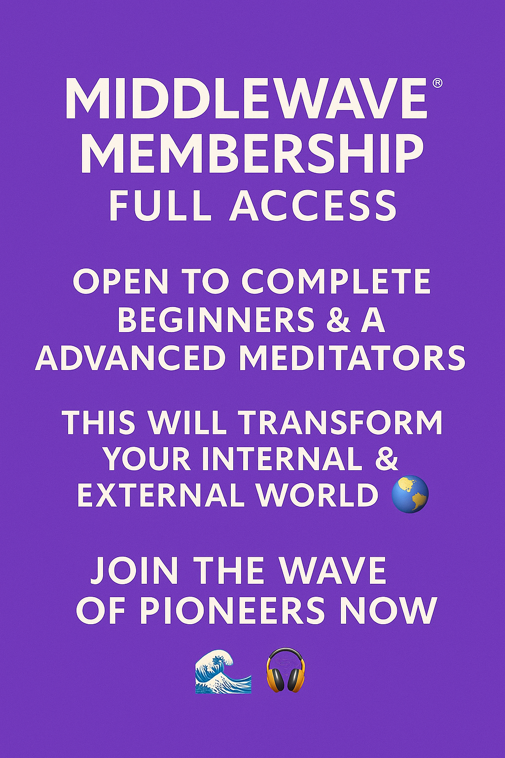 MiddleWave® Membership – Full Access