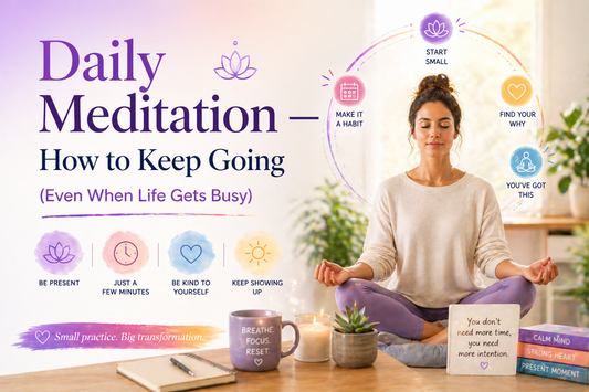 Daily Meditation — How to Keep Going (Even When Life Gets Busy)