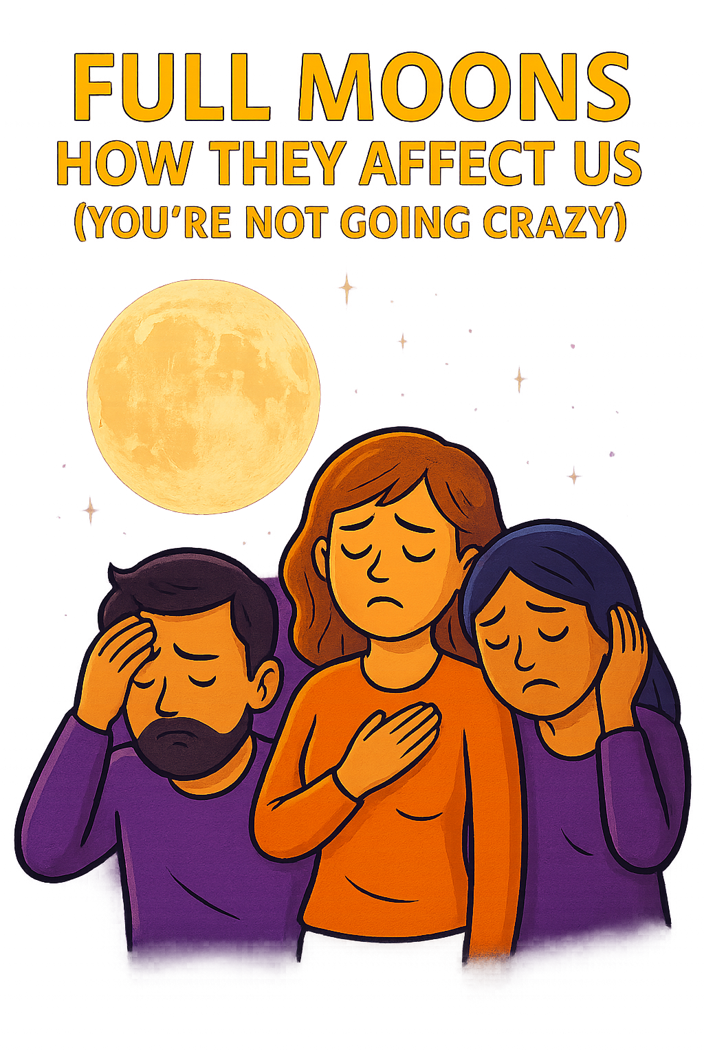 Blog post image for advice on full moons and how they affect us energetically 