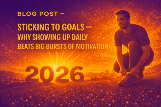 Sticking to Goals — Why Showing Up Daily Beats Big Bursts of Motivation