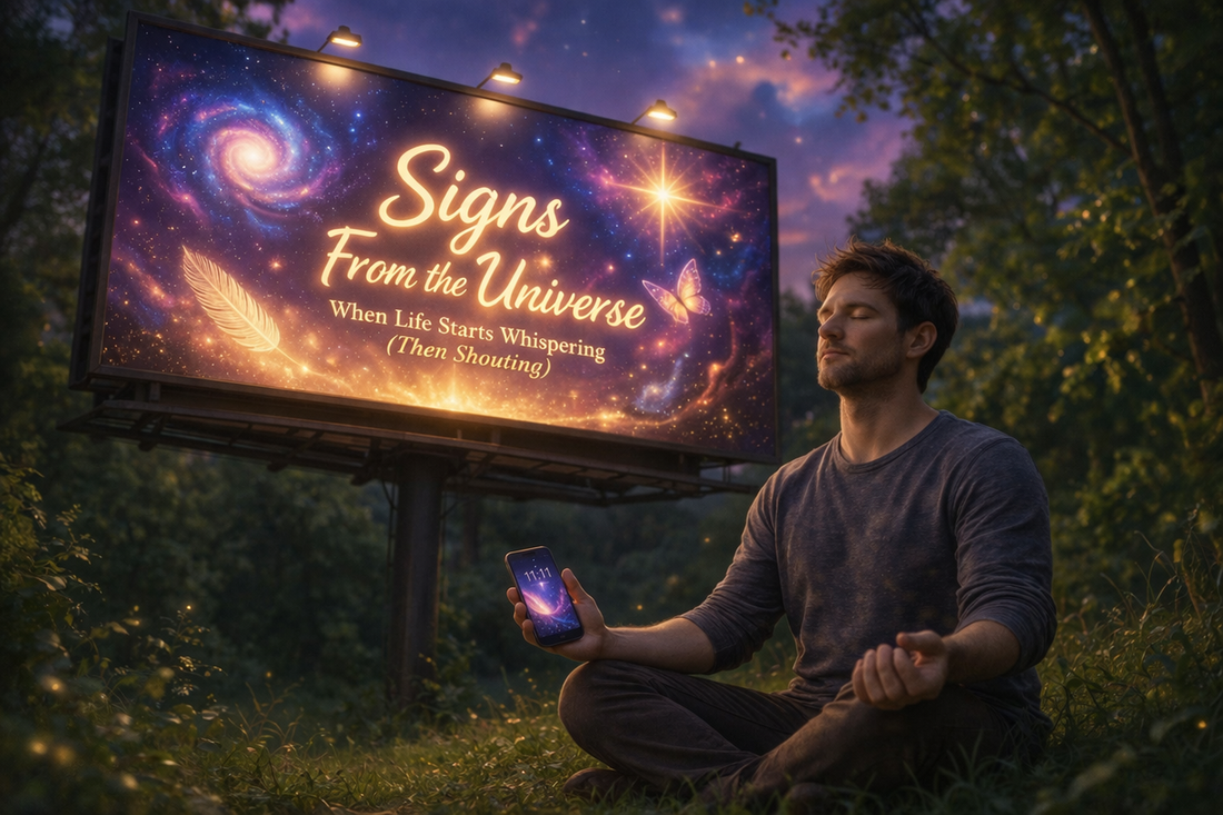Signs From the Universe — When Life Starts Whispering (Then Shouting)