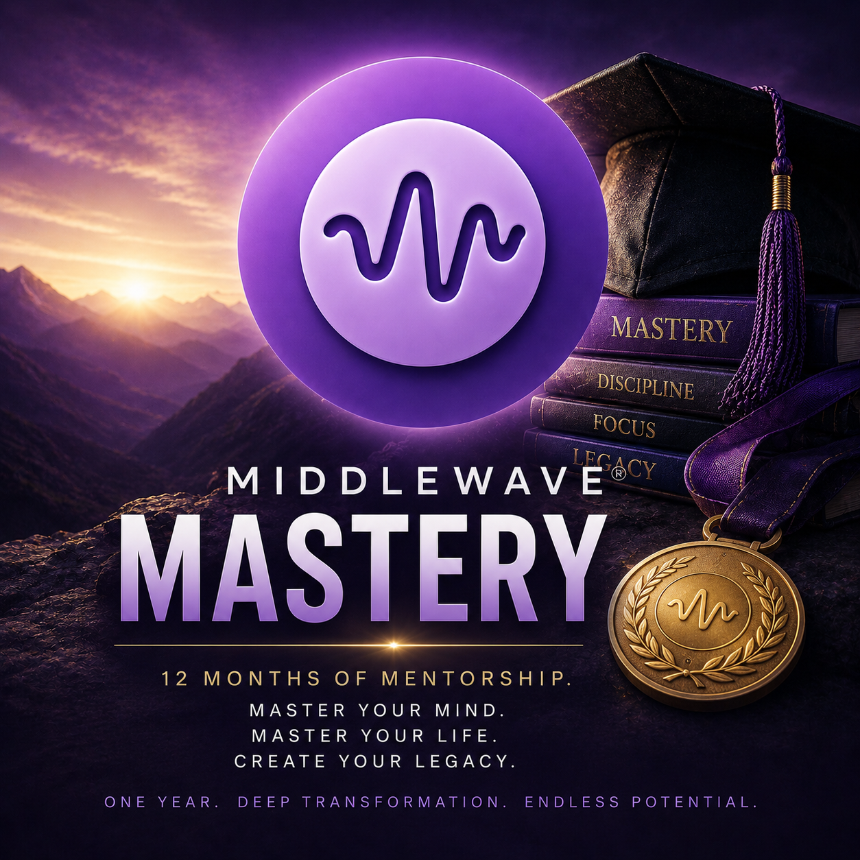 The MiddleWave® Mastery- 12-Month Private mentorship
