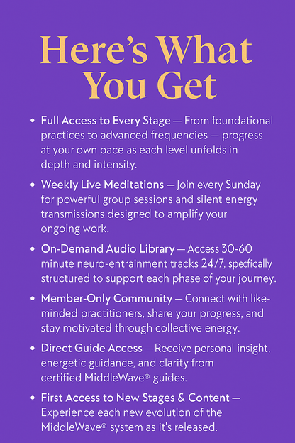 MiddleWave® Membership – Full Access