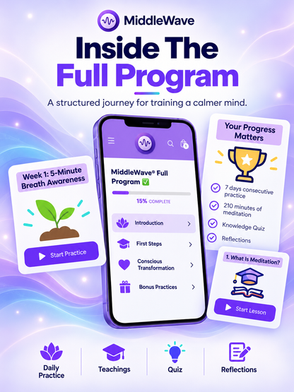 MiddleWave®: Calm Mind Coaching 🧠 Upfront